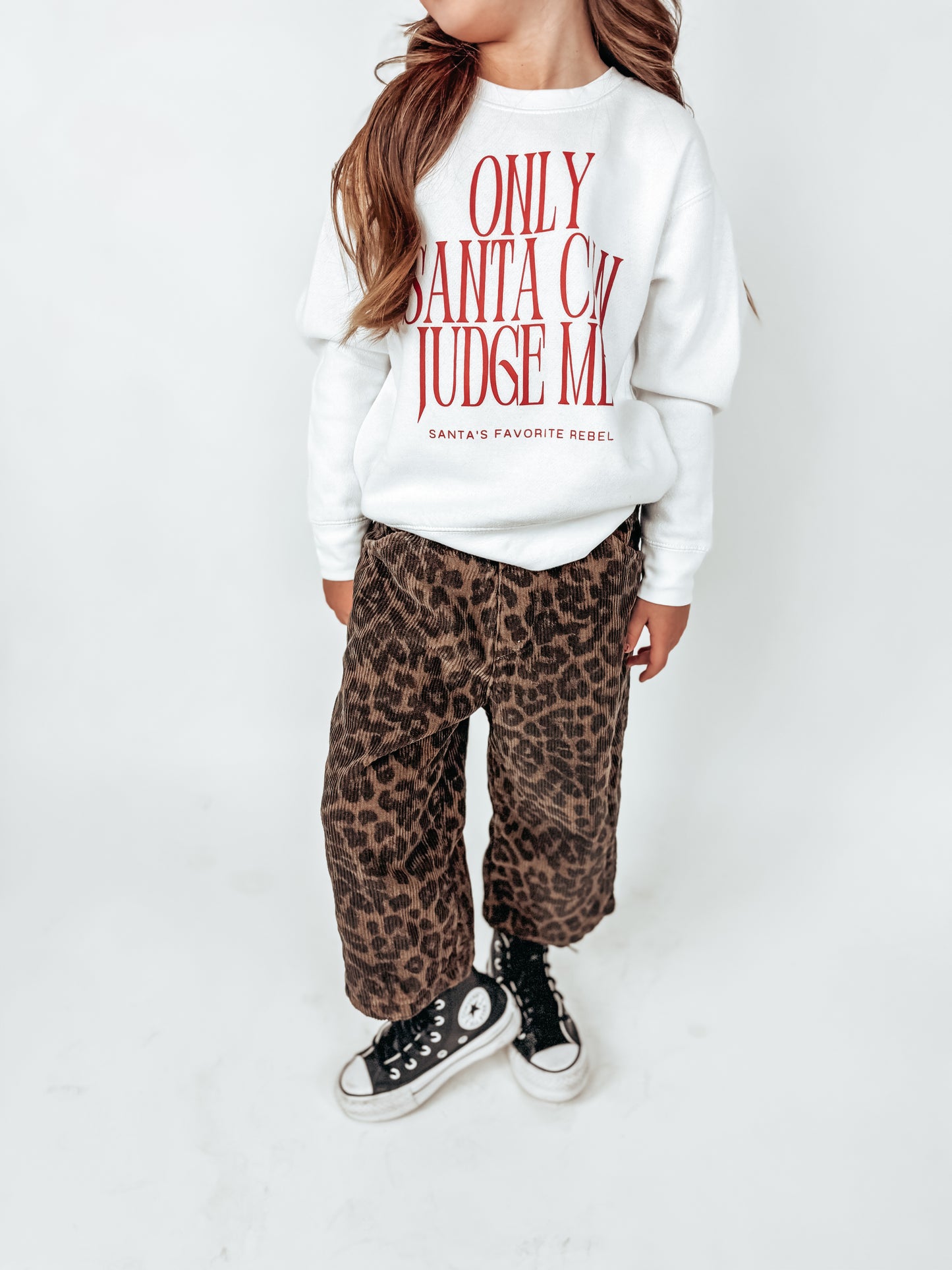 Leopard Corduroy Pant