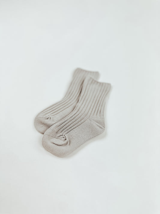 Creamy Slouchy Sock