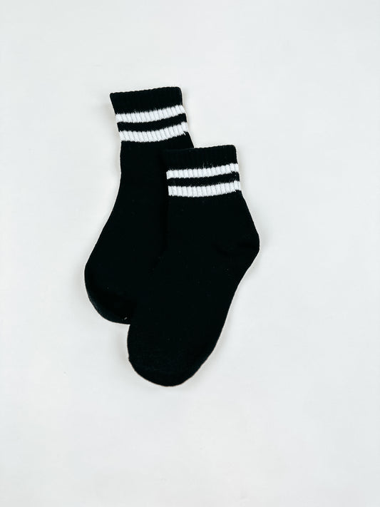 Black Crew Sock