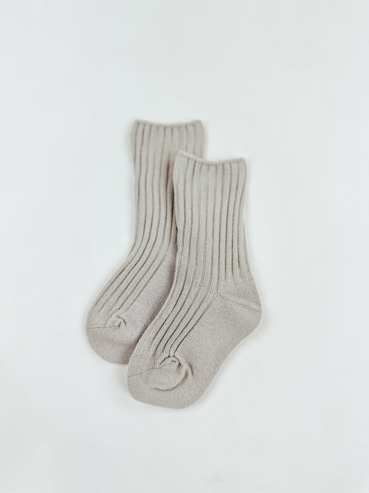 Creamy Slouchy Sock